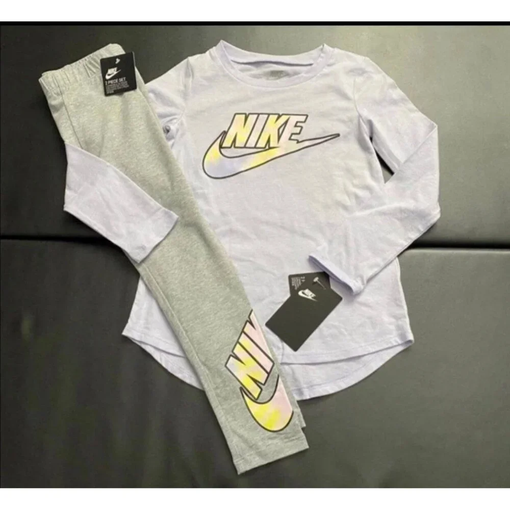 NWT Nike Tie Dye Tunic & Leggings Set Girls Size 6